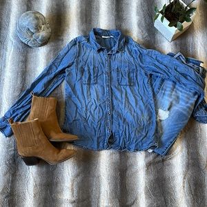 Blue Jean Button Down
